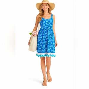 West Indies Cotton Jersey Starfish Sun Dress Women’s M EUC